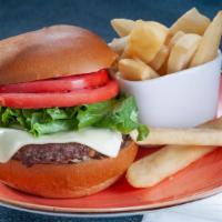 Cb04 Deluxe Cheeseburger · With lettuce, tomato, onion, and American cheese.