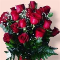 Roses Arrangement · Roses all colors 25st
Gypsophilia
Eucalyptus
Leather Leaf
include vase