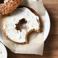 Everything Bagel With Cream Cheese · 