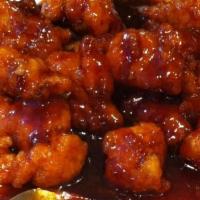 General Tso'S Chicken · Hot chunks of boneless chicken sauteed with chef's special sauce.