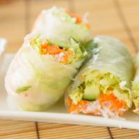  Summer Spring Rolls · Fresh rolls. Choice of shrimp or veggies. Rice paper rolled with vermicelli, Thai basil and ...