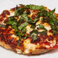 Pizza Bagel · Your Choice of Bagel. Marinara, Mozzarella, Oregano