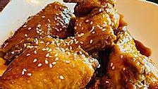 Roasted Sesame Chicken Wings · Fried chicken wings cooked with homemade sesame sauce.