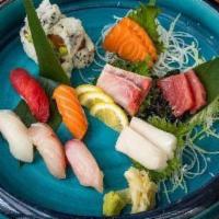 Sushi & Sashimi Combo · 7 PC Sashimi, 5 PC Nigiri, & 1 Roll