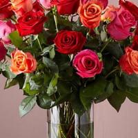 24 Mixed Rose Bouquet · Live happily with the Ever After Mixed Rose Bouquet. This arrangement features two dozen ros...