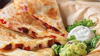 Quesadillas · Your choice of the tortilla filled  with cheese, and  meats, spices, and other fillings of y...