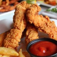 Chicken Tenders · 4 Piece Chicken Tender Meal with a side order of French Fries!