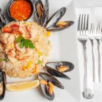 Seafood Fried Rice · A fan favorite!!! A mix of Lobster, Shrimp, King, Dungeness, and Snow crab meat (freshly cut...