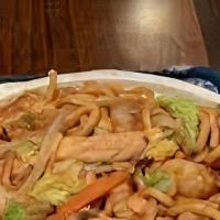 Chicken Lo Mein (No Rice) · With choice of one appetizer.