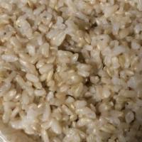 Brown Rice · Steamed healthy rice.