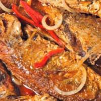 Large Whole Red Snapper Platter · 3/4 to 1 lbs whole wild red snapper Escovitch style, Brown stewed style, or Steamed style, s...