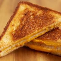 Grilled Cheese · Your choice of cheese on white club bread. Fries not included with burgers. Serves on sliced...