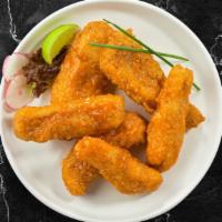 Honey Tang Tenders  · Chicken tenders breaded and fried until golden brown. (Sauce is served on the side).