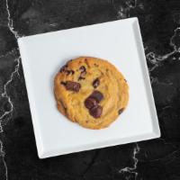 Giant Cookie Lover · This giant, crispy-on-the-edges, chewy-in-the-center cookie is a perfect post-meal treat.
