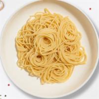 Your Very Own Spaghetti · Fresh spaghetti pasta cooked with your choice of sauce and toppings!