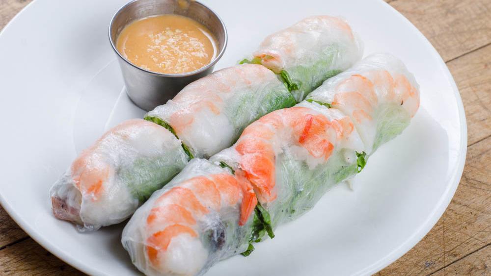 Two Summer Rolls · With shrimp and pork or shrimp and chicken.