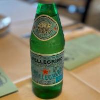 Pellegrino Sparkling Water · 8.45oz Glass bottle.
