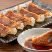 Pan Fried Gyoza Dumplings (煎鸡肉饺子) · 