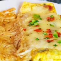 Meat Omelette · Choice of bacon, sausage, pork roll or ham with cheese.
