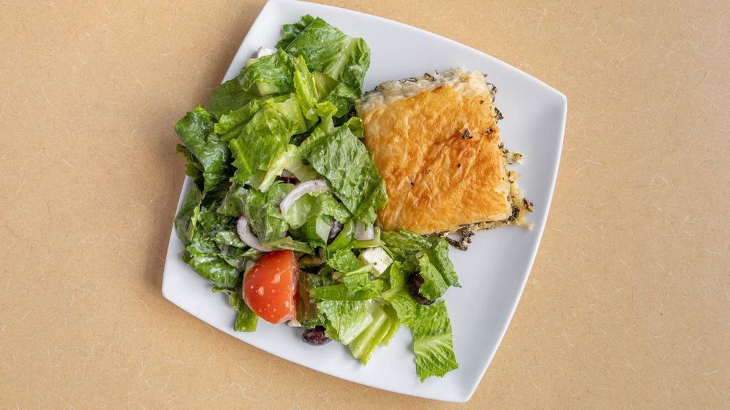 Greek Salad Platter · Feta cheese, black olives and anchovies.