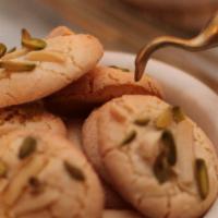 Homemade Ghorabieh Cookies - Gluten Free (قرابیه تبریز) · blanched almond, sugar, egg whites (gluten free)