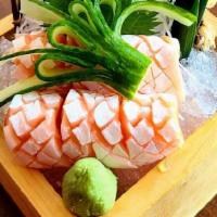 Salmon Toro Sashimi (6Pcs) · Farmed salmon belly • atlantic