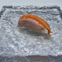 Salmon Toro Nigiri (1Pc) · Farmed salmon belly • atlantic