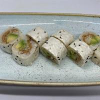 Crunchy Inari Roll (8Pc. Soy Paper) · Fried tofu • avocado • tempura crisp