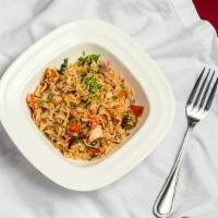 Vegetable Fried Rice · Rice tossed with vegetable.