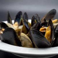 Mussels · Choice of fra diavolo or sicilian.