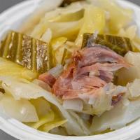 Cabbage · Cooked with Smoked Turkey Meat