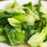 Sauteed Shanghai Bok Choy · *Rice is not included*