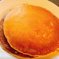 Short Stack Pancakes · Two pancakess.