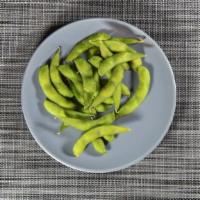 Edamame · Steamed young soybean with sea salt.