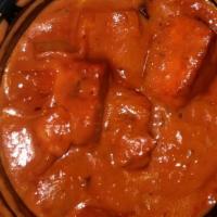 Chicken Tikka Masala · Chicken cubes cooked in tandoor and sauteed in tikka masala sauce.