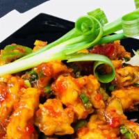 Gobi Manchuria · Battered cauliflower cooked in Indo-Chinese style