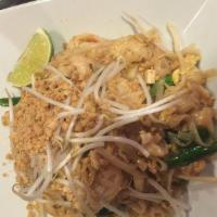 Pad Thai · Tofu, Chicken or Jumbo Shrimp.