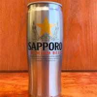 Sapporo · 22 oz can of Japanese Beer