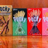 Pocky Medley · Pocky (Biscuit Sticks)

Chocolate 
Matcha (Green Tea)
Strawberry 
Almond Crush