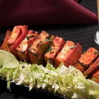 Special Paneer Tikka · Marinated indian cottage cheese grilled in oven.