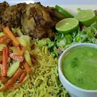 Goat With Rice · A deep fried with halal goat meat you can order any every day.