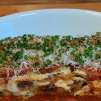 Short Rib Lasagna · braised beef short rib, parmesan, fontina, marinara