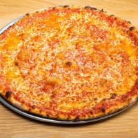 Cheese Pizza · san marzano tomato, parmigiano-reggiano, extra virgin olive oil