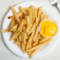 Cheese Fries · Crinkle Cut French Fries with Side of Cheese Wiz