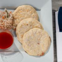 Pupusas · Beans and cheese, cheese and mix.