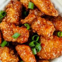Boneless And Breaded · 1 half lb. Breaded boneless chicken wings fried and tossed in your choice of sauce. Served w...