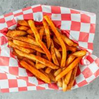 Old Bay Fries · Crispy fries seasoning with old bay seasoning