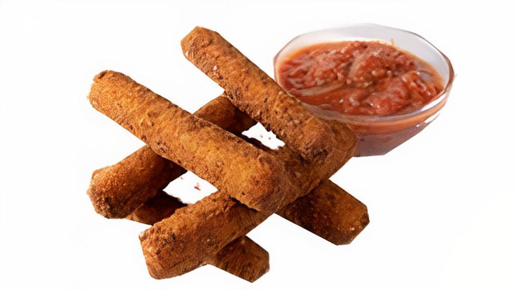 Mozzarella Sticks Small 6 Sticks, Large 10 Sticks (Small) · Homemade mozzarella sticks each stick about 1.3 oz, vs 1 oz from most of our competitors. Served with Big Daddy's homemade marinara sauce.