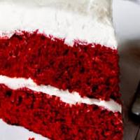 Red Velvet Cake · Moist and yummy, layered with lots of creamy, cream-cheese frosting.