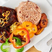 Jerk Chicken White Meat · A mixture of herbs spices and seasonings.